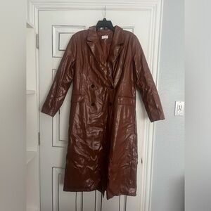 Pink Lily Boutique Brown Trench Coat